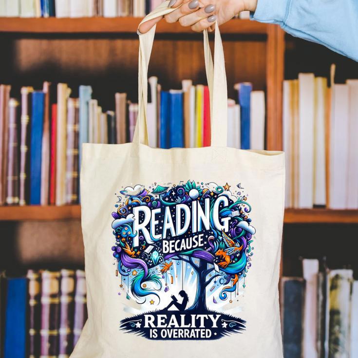 Introvert Reader Bibliofile Bookworm Loves Books Canvas Tote Bag