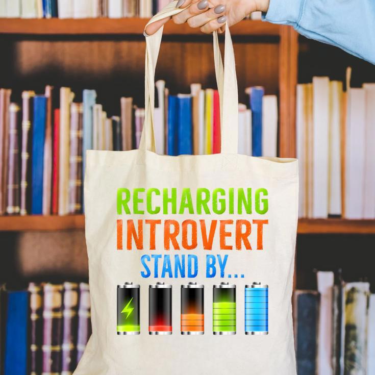 Introverted Recharging Introvert Saying Sarcasm Canvas Tote Bag Introverted Recharging Introvert Saying Sarcasm Canvas Tote Bag
