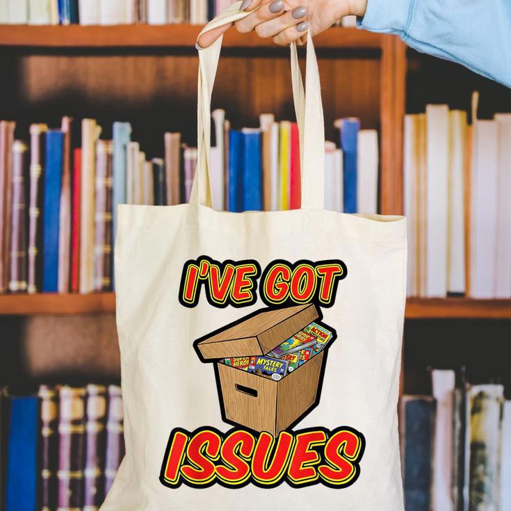 I'Ve Got Issues Comic Collector Comic Books Hobby Canvas Tote Bag I'Ve Got Issues Comic Collector Comic Books Hobby Canvas Tote Bag
