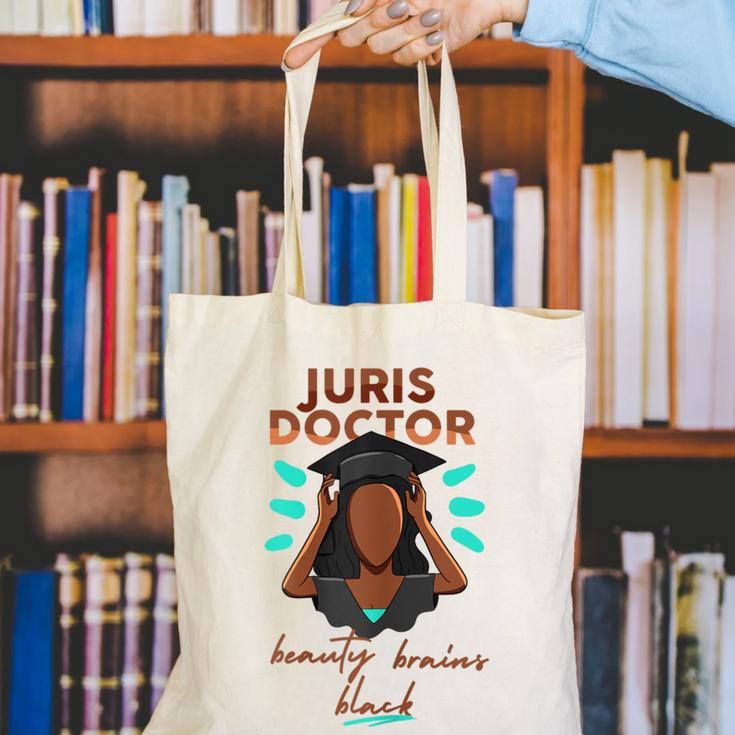 Juris Doctor Beauty Brains Juris Doctorate Graduation Canvas Tote Bag