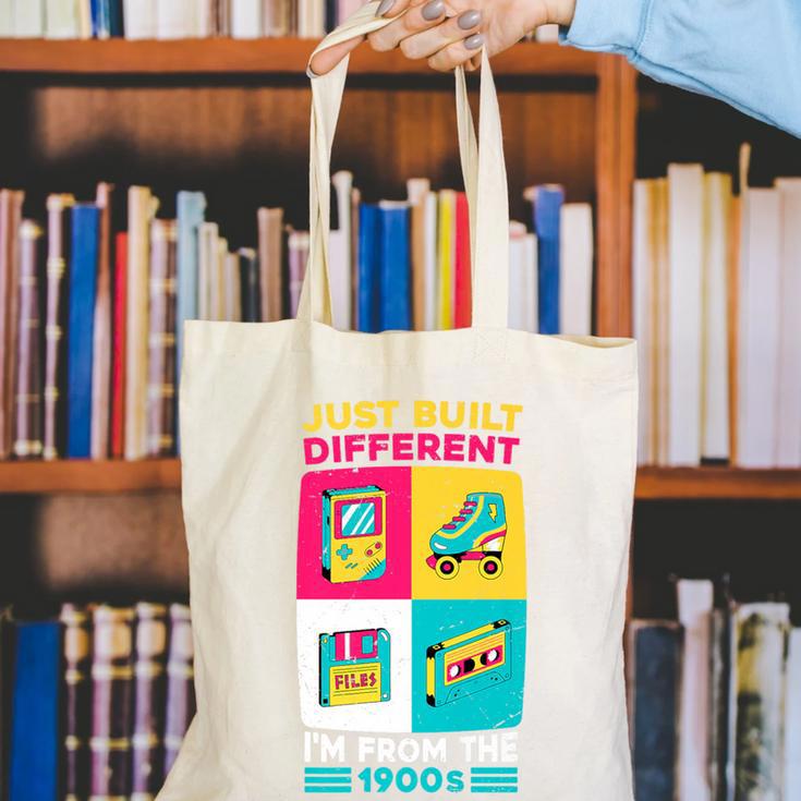 Just Built Different I'M From The 1900S Retro Premium Canvas Tote Bag