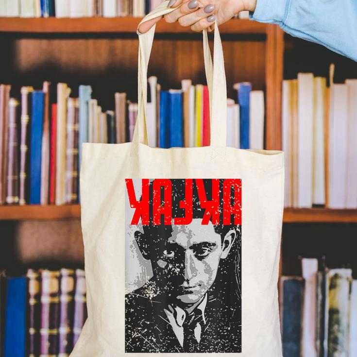 Kafka Franz Portrait Books And Literature Canvas Tote Bag