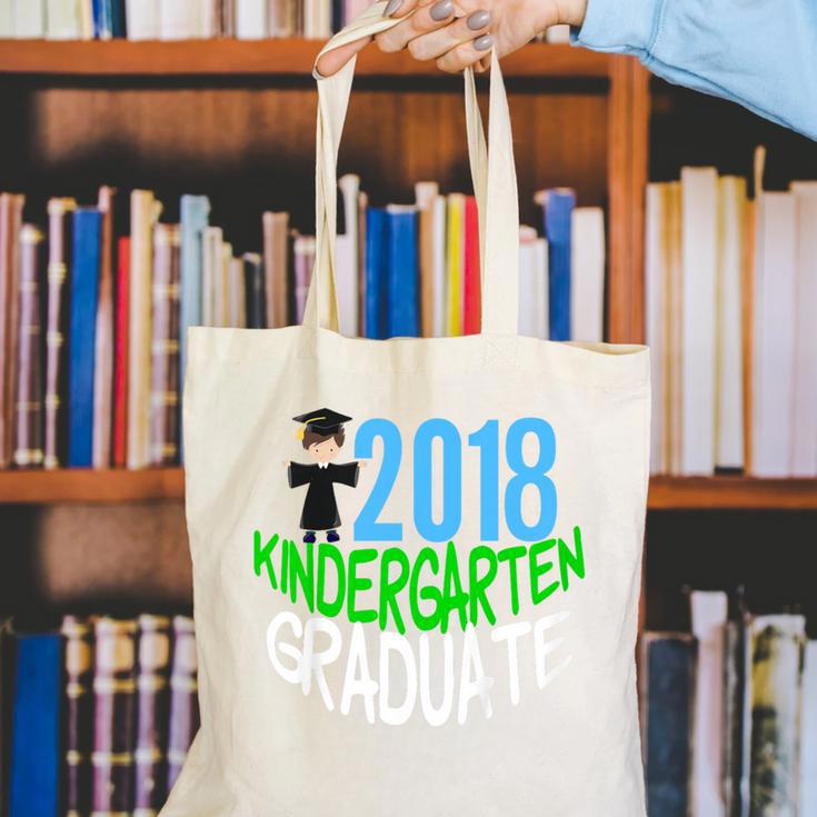 Kids 2018 Kindergarten Graduation Canvas Tote Bag