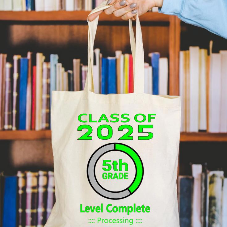 Kids Kids 5th Grade Graduation Video Game Canvas Tote Bag
