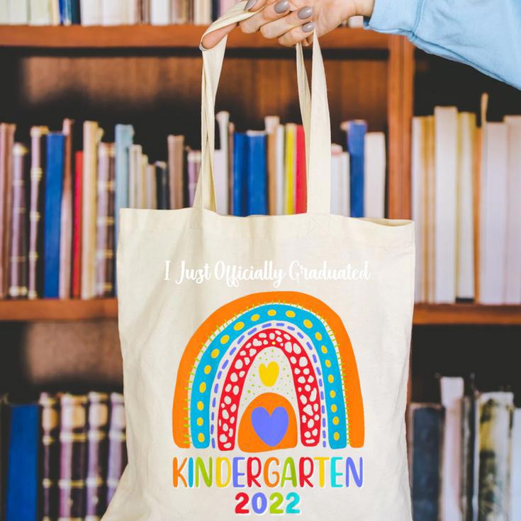 Kids I Officially Graduated Kindergarten Graduation Class Of 2022 Canvas Tote Bag