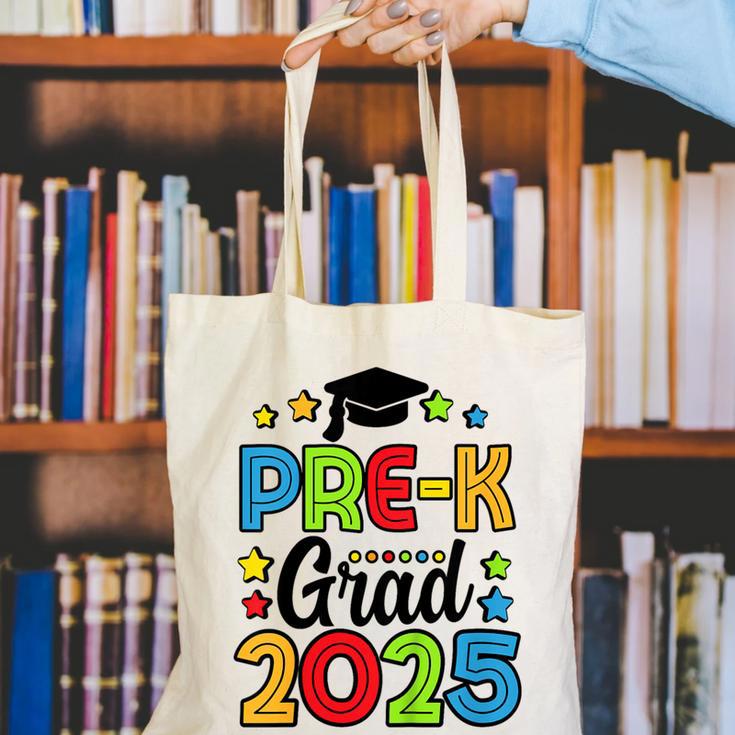 Kids Pre-K Grad 2025 Preschool Prek Graduation Canvas Tote Bag