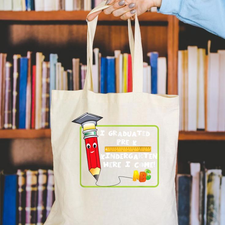 Kids Pre-K Graduation Kindergarten Here I Come Canvas Tote Bag