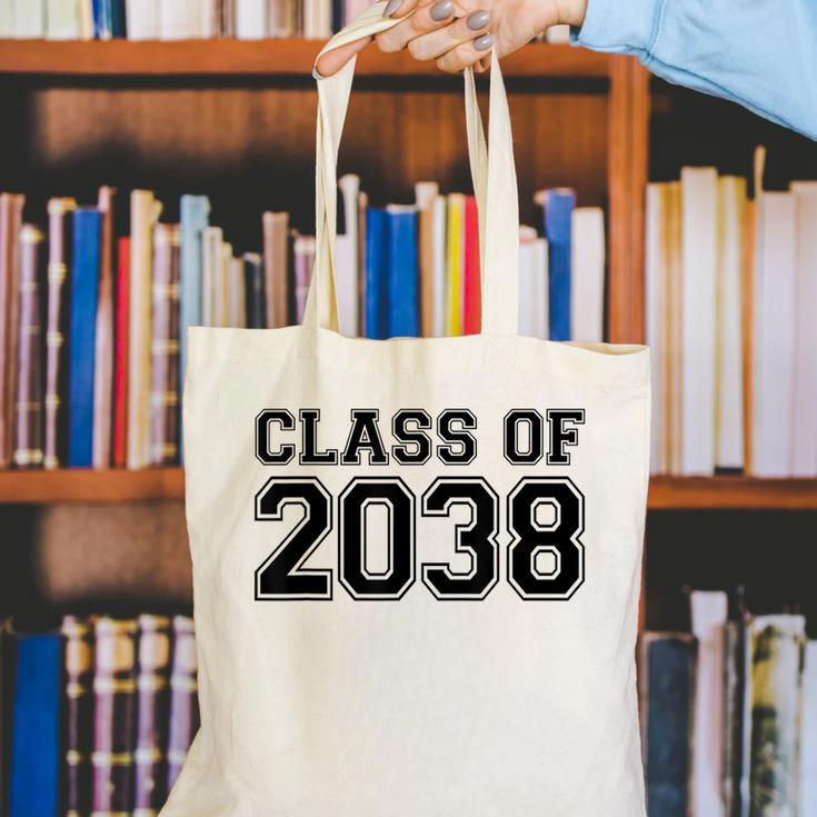 Kindergarten Class Of 2038 First Day School Graduation Canvas Tote Bag