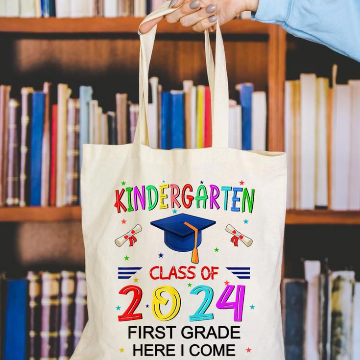 Kindergarten Graduation Class 2024 1st Grade Here I Come Canvas Tote Bag