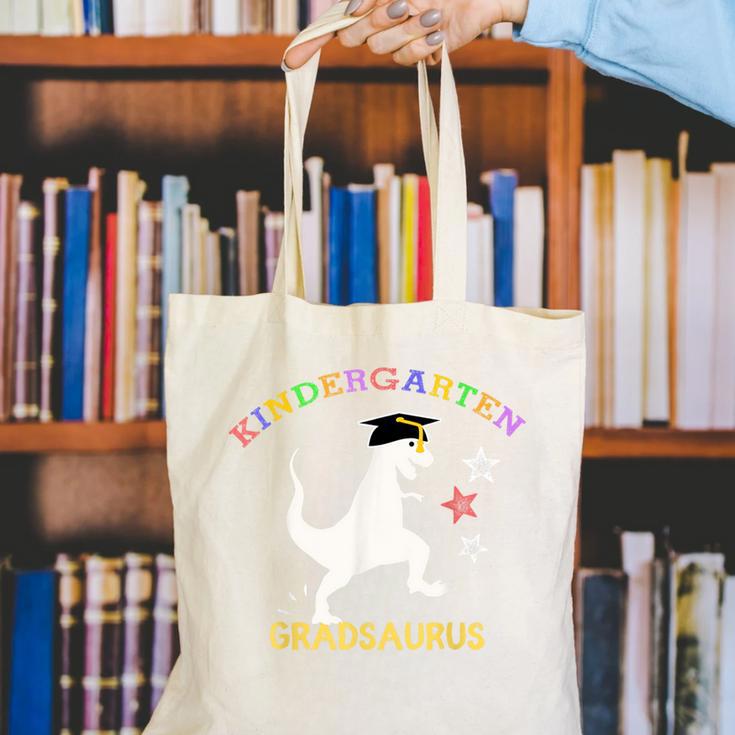 Kindergarten Graduation Shirt 2019 Dinosaur Graduate Party Canvas Tote Bag