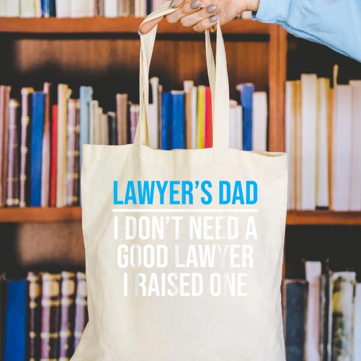 Lawyer's Dad Father Law School Graduation Canvas Tote Bag