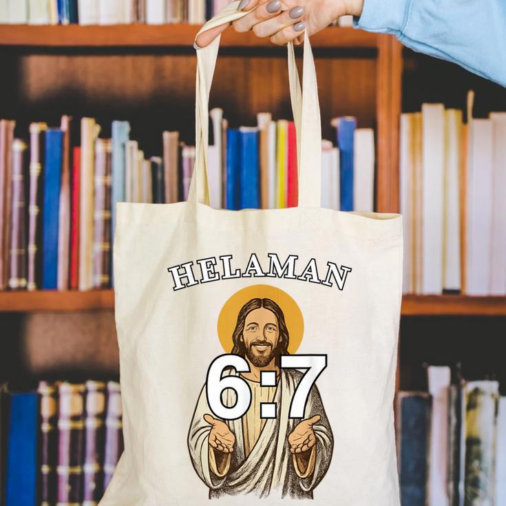 LDS Book Of Mormon Meme Helaman 6 Canvas Tote Bag