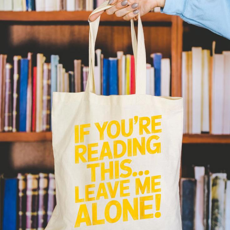 Leave Me Alone – Sarcastic Saying For Introverts Canvas Tote Bag Leave Me Alone – Sarcastic Saying For Introverts Canvas Tote Bag