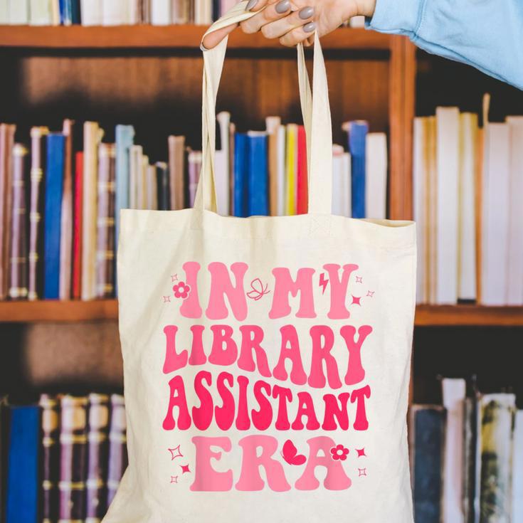 Librarian Assistant Shirt Books Reader Library Assistant Canvas Tote Bag