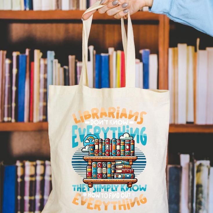 Librarian Book Lover Library Librarian Canvas Tote Bag