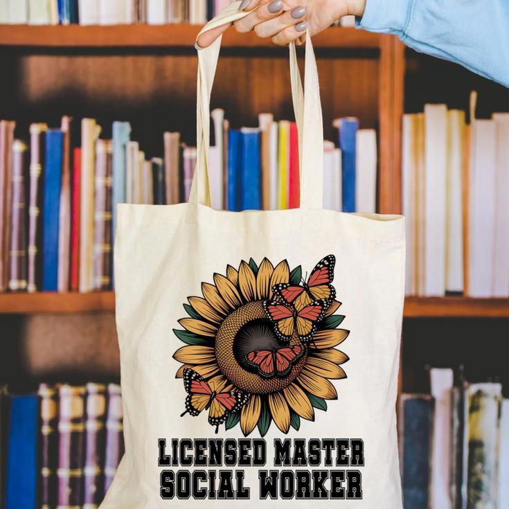 Licensed Masters Social Work Worker LMSW Graduation 2026 Canvas Tote Bag