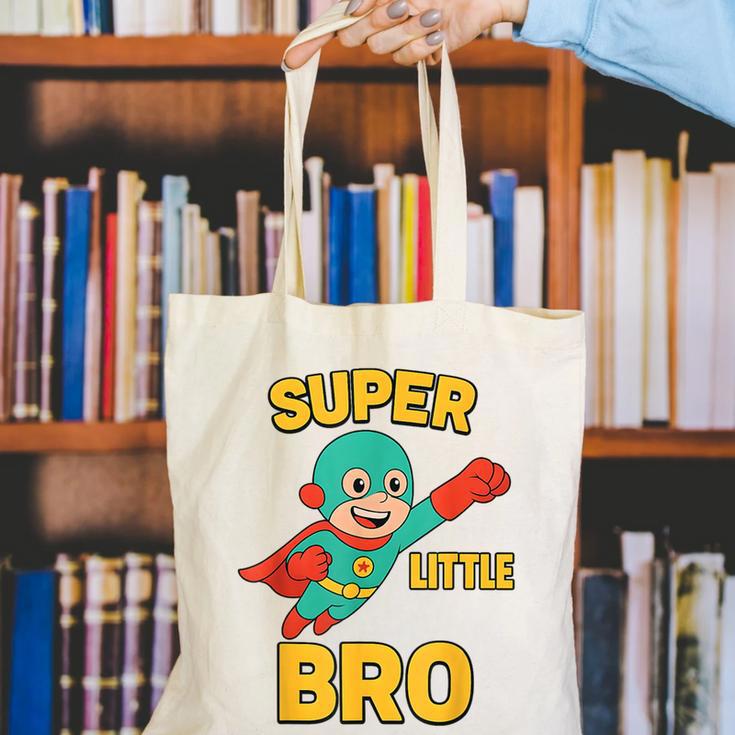 Little Cute Superhero Brother Comic Book Baby Bro Canvas Tote Bag
