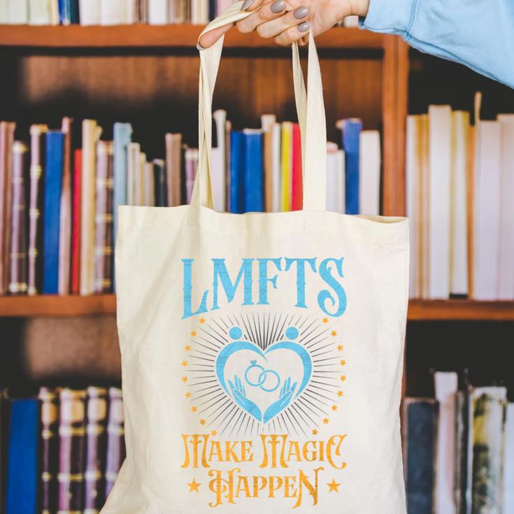 LMFT Graduation Licensed Marriage And Family Therapist LMFT Canvas Tote Bag