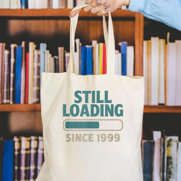 Still Loading Since 1999 Retro Tech Nostalgia Canvas Tote Bag