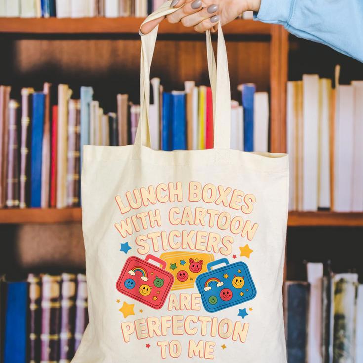 Lunch Boxes With Stickers Lunch Box Nostalgia Retro Canvas Tote Bag Lunch Boxes With Stickers Lunch Box Nostalgia Retro Canvas Tote Bag