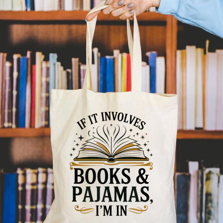 Magical Pajama And Book Lover Outfit For Readers Who Love Canvas Tote Bag