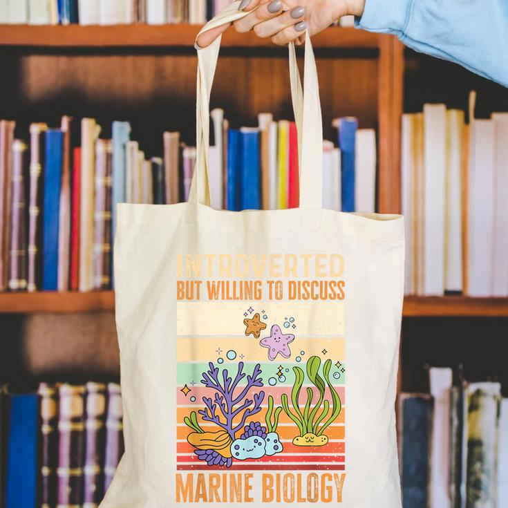Marine Biology Ocean Introvert Marine Biologist Canvas Tote Bag Marine Biology Ocean Introvert Marine Biologist Canvas Tote Bag