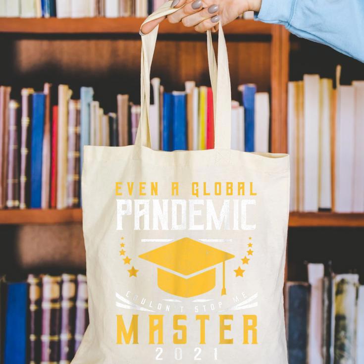 Master 2021 Graduation Graduate Masters Degree Canvas Tote Bag