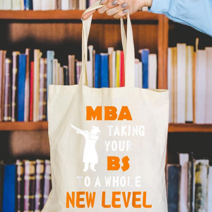 Masters Degree Graduation Shirt For MBA Grad Student Canvas Tote Bag