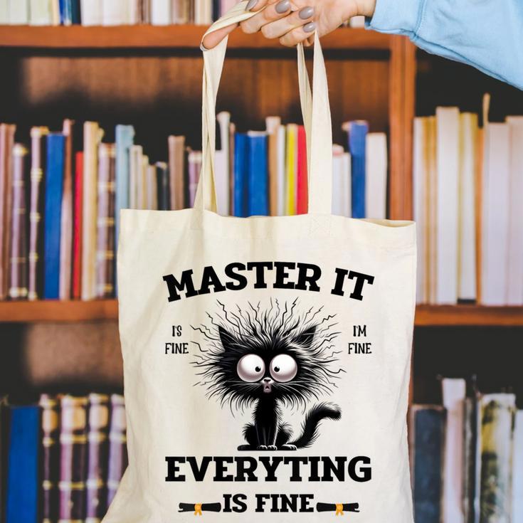 Masters Mastered It Graduate Master Degree Graduation Canvas Tote Bag