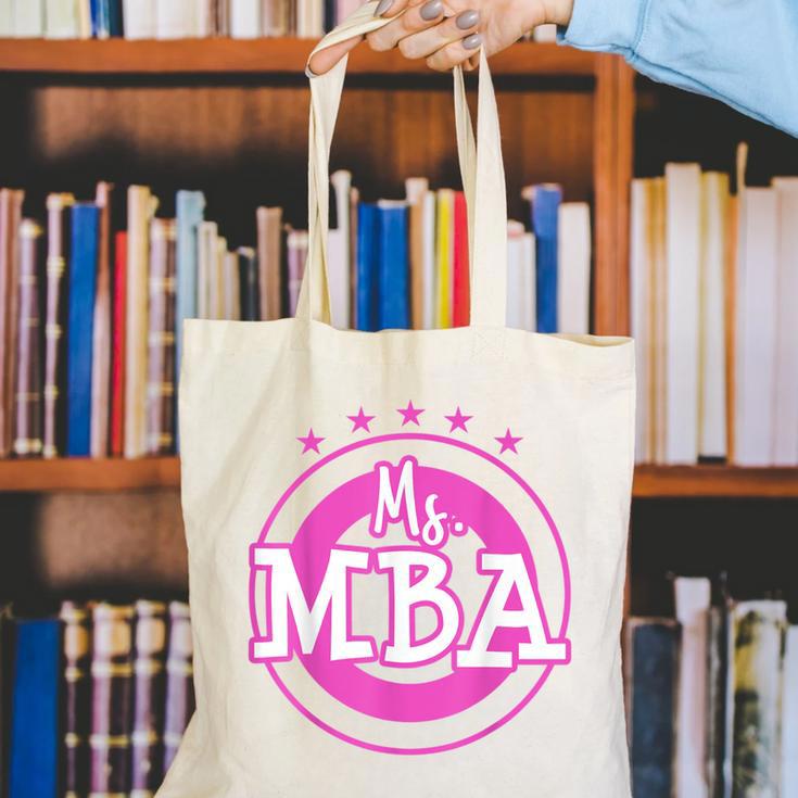 MBA Graduation Masters Business Administration T-Shirt Canvas Tote Bag
