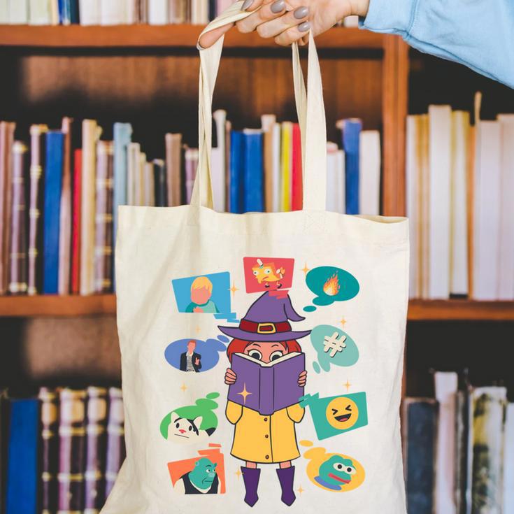 Meme Magic Introvert Anti People Social Media Meme Lovers Canvas Tote Bag