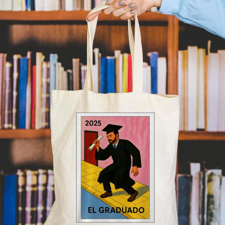Mexican For Graduation 2025 El Graduado Premium Tri-Blend Canvas Tote Bag