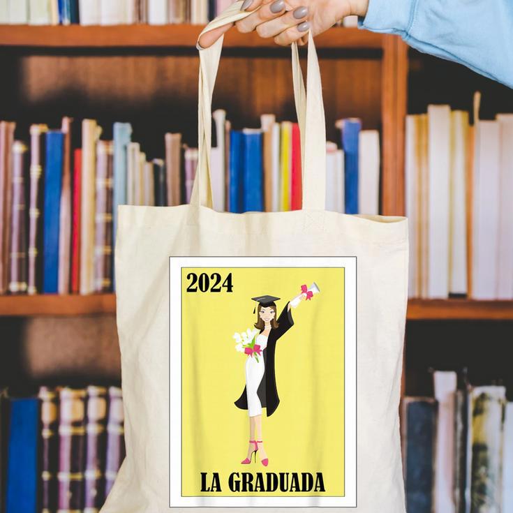 Mexican For Graduation La Graduada 2024 Canvas Tote Bag