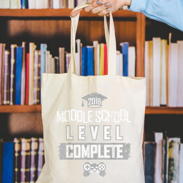 Middle School Graduation Tee Video Gaming Graduate Shirts Canvas Tote Bag