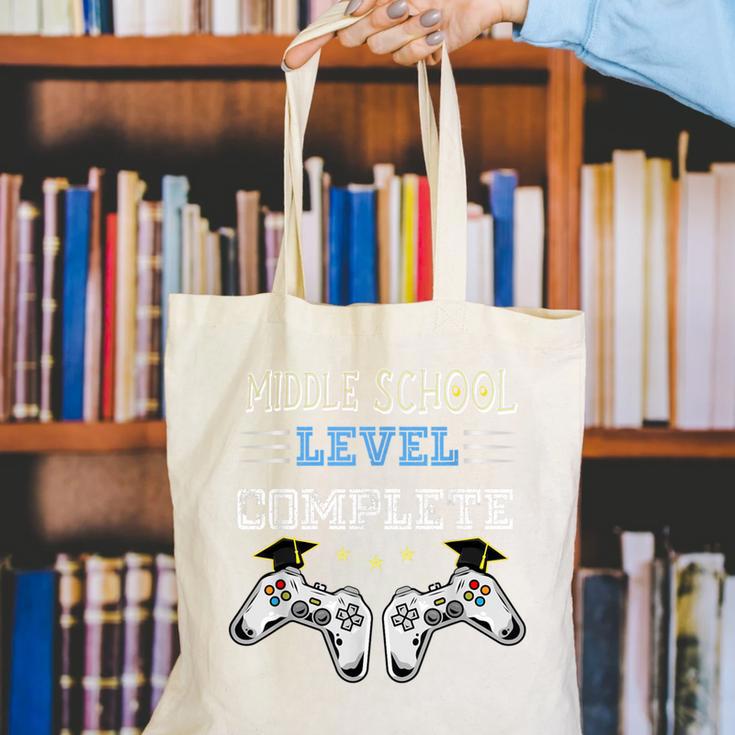 Middle School Level Complete Gaming Class Of 2022 Graduation Canvas Tote Bag
