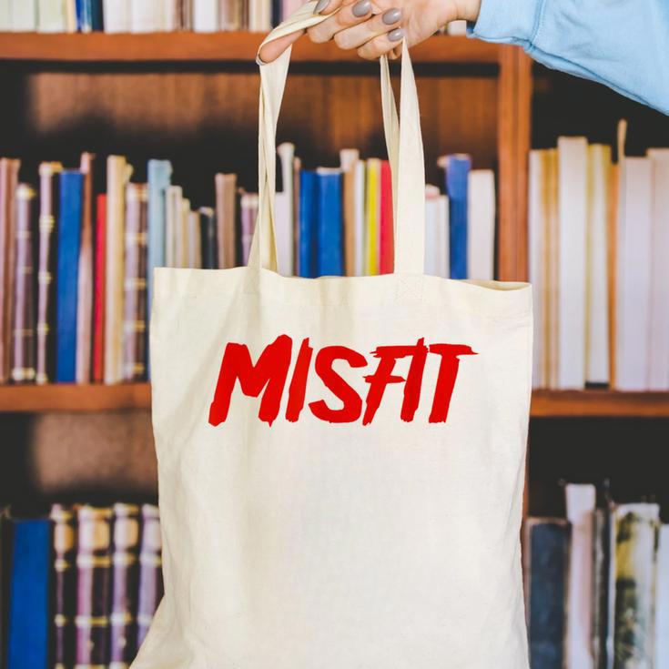 Misfit Outfit And Costume Introvert Apparel Canvas Tote Bag