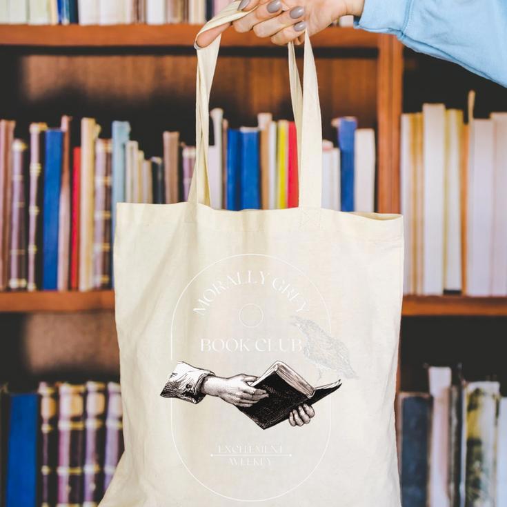 In My Morally Grey Book Club Era Adult Romance Novel Lover Canvas Tote Bag In My Morally Grey Book Club Era Adult Romance Novel Lover Canvas Tote Bag