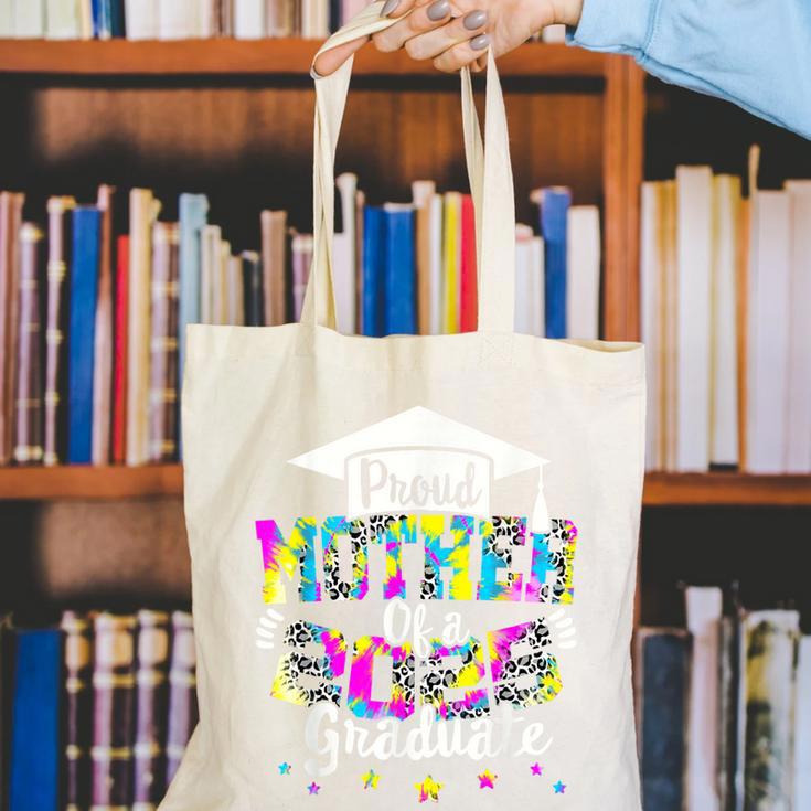 Mother Of a 2025 Graduate Tie Dye Class Senior Graduation 25 Canvas Tote Bag