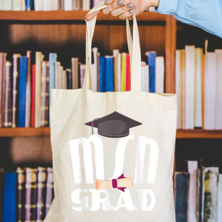 MSN Masters Graduation Men Women Son Daughter Canvas Tote Bag