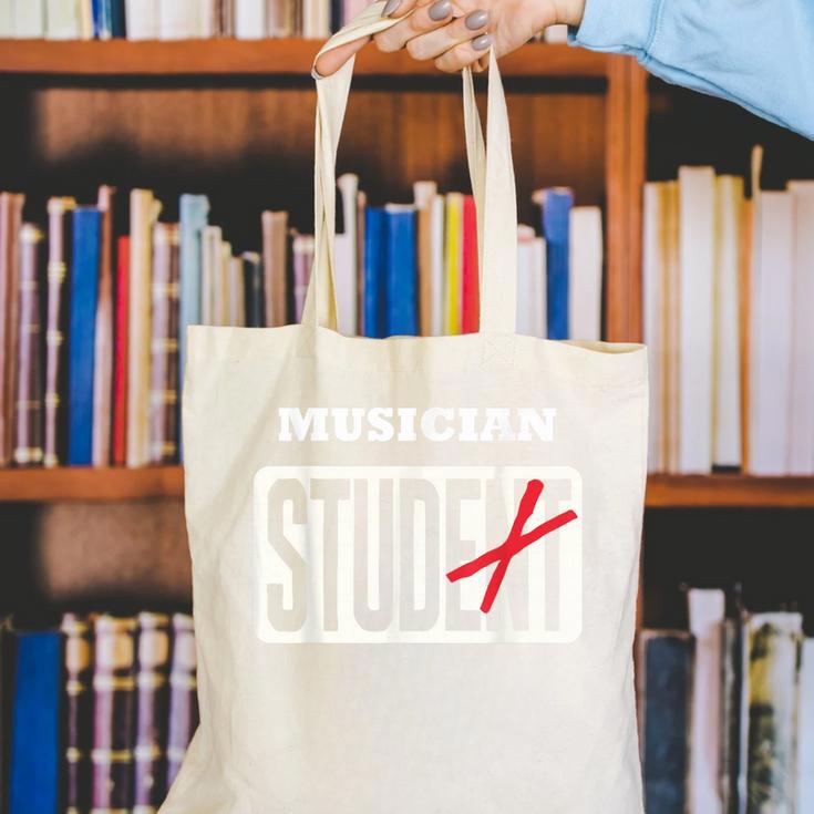 MUSICIAN Student Shirt Graduation MUSICIAN Stud Canvas Tote Bag