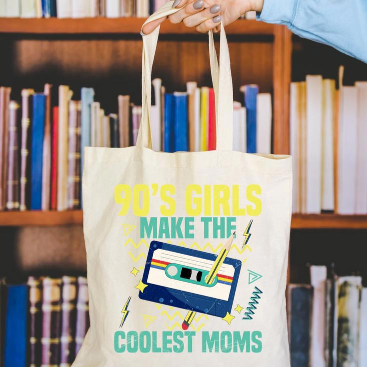 Nineties Girls Make The Coolest Moms Nostalgia 90s Mom Canvas Tote Bag