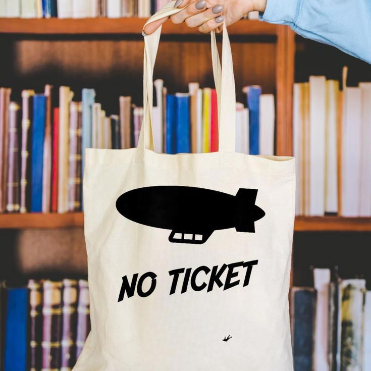 No Ticket Jones 80's Nostalgia Canvas Tote Bag