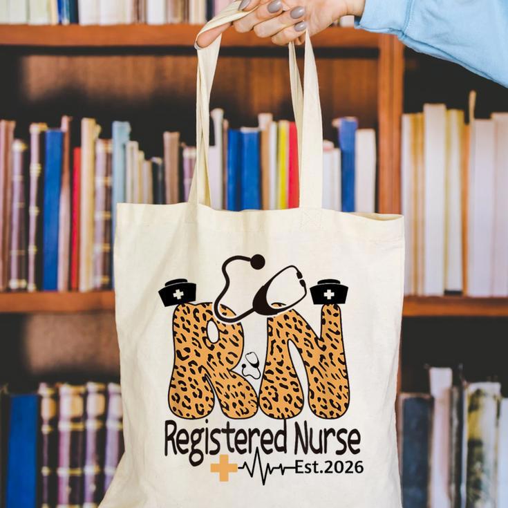 Nurse Est 2026 Graduation Graduate Nursing Student RN LPN Canvas Tote Bag