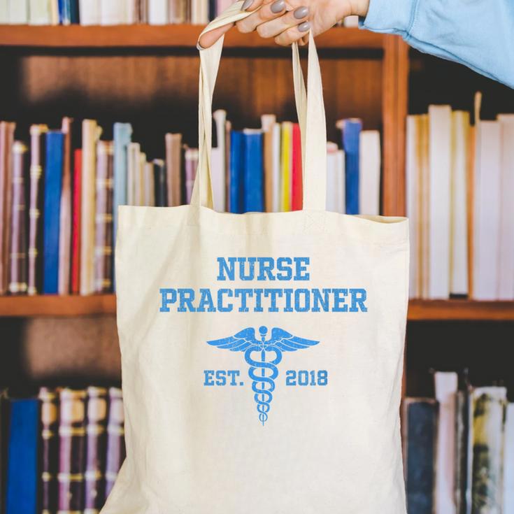 Nurse Practitioner Shirt NP Shirt For Graduation Canvas Tote Bag