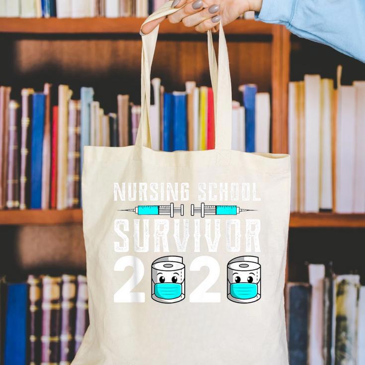 Nursing School Survivor Graduation Nurse RN 2020 Friend Canvas Tote Bag