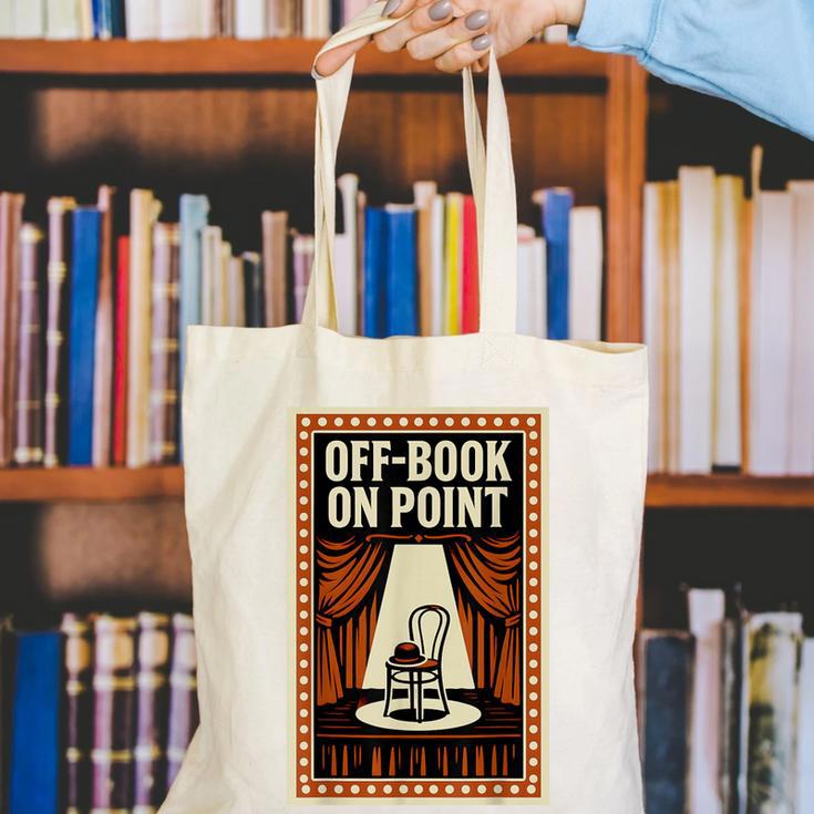 Off-Book On Point Theater Drama Canvas Tote Bag