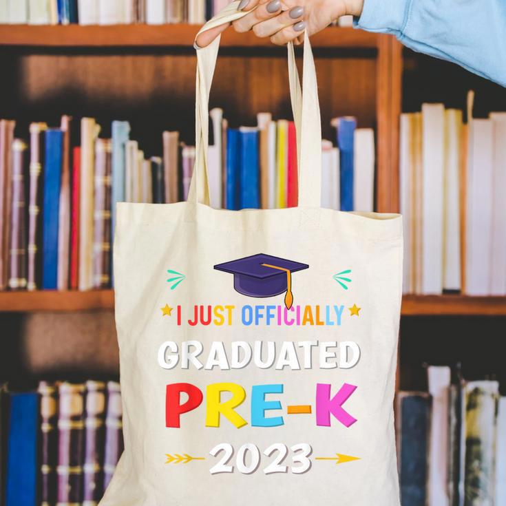 I Officially Graduated Pre-k Graduation Pre k Class 2023 Kid Canvas Tote Bag