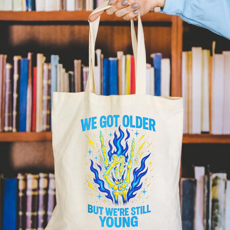 We Got Older Emo Punk Rock Nostalgia Canvas Tote Bag We Got Older Emo Punk Rock Nostalgia Canvas Tote Bag