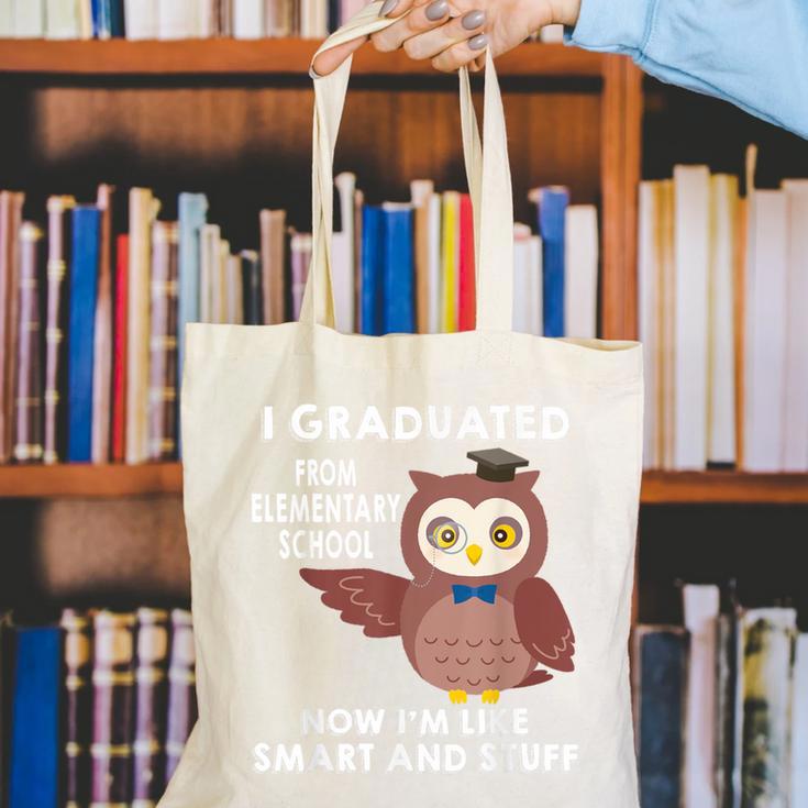 Owl Elementary Graduation Shirt-6th Grade Graduation Canvas Tote Bag