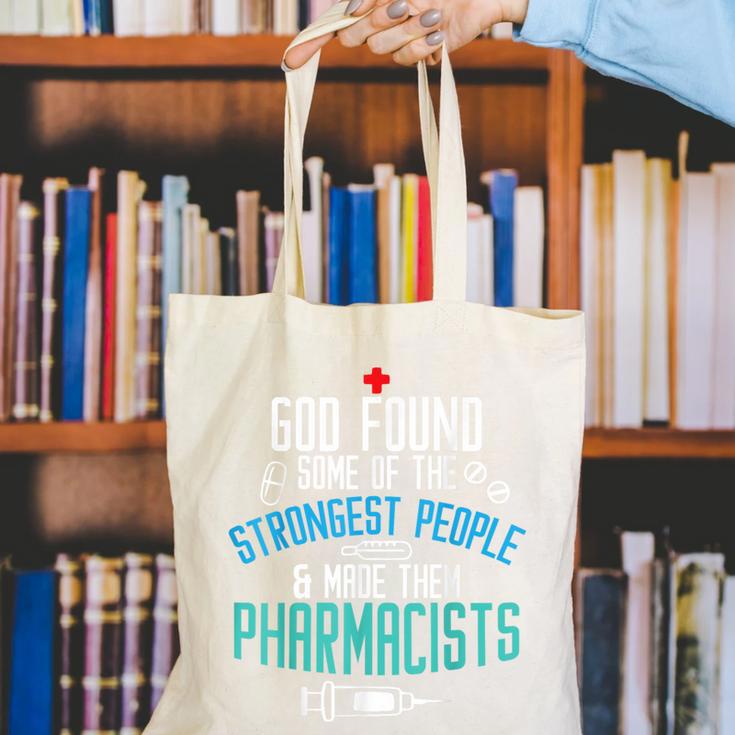 Pharmacist Christian Pharmacy Student PharmD Graduation Canvas Tote Bag